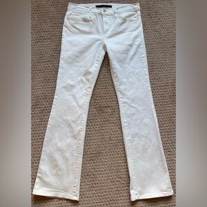 Joe's Jeans Crisp White Bootcut. Size 27P.